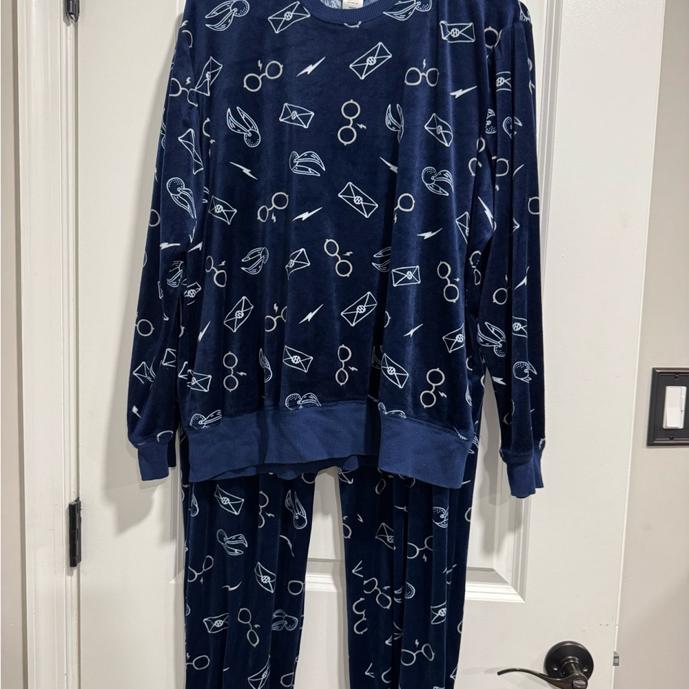 Harry Potter Navy Blue Pajama Set